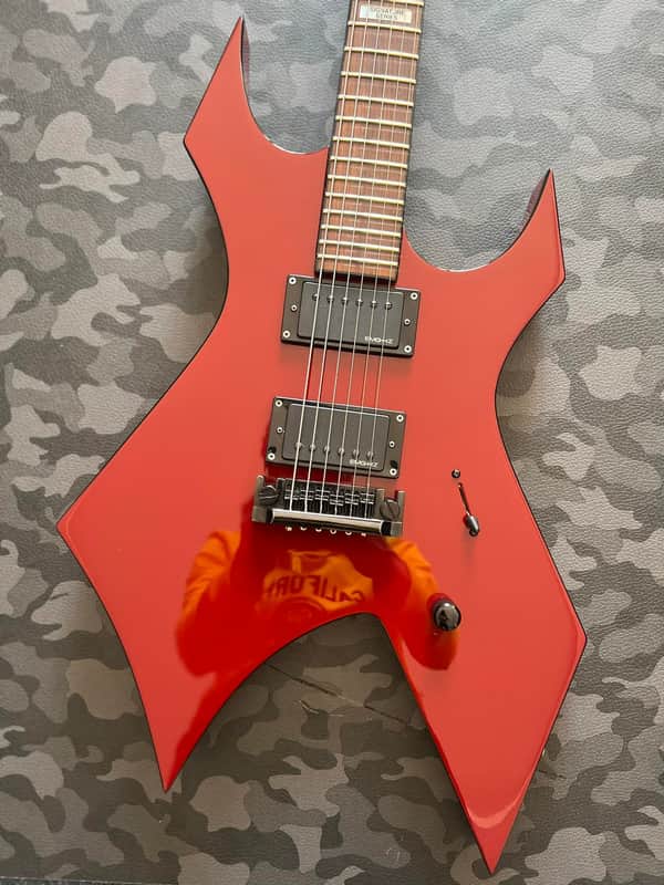 B.C. Rich Mick Thomson 7 /Slipknot signature NJ warlock blood red image 1