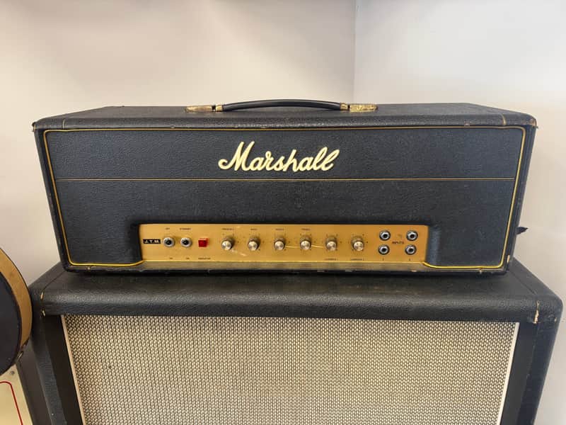 Marshall JTM50 "Black Flag" 1987 Lead 2-Channel 50-Watt Guitar Amp Head - 1967 - Black image 1