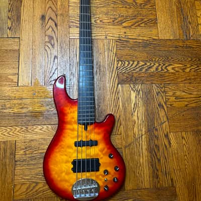 Lakland 55-02 2017 Satin Cherry Burst image 1