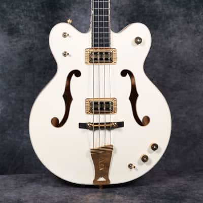 2007 Gretsch G6136LSB White Falcon Bass image 11