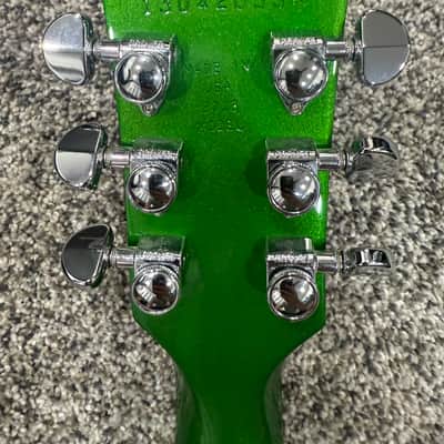 Gibson SG Deluxe Electric Guitar - Lime Burst image 9