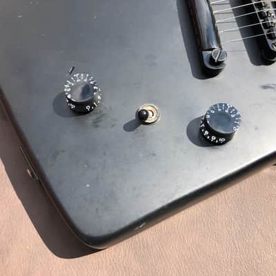 Kramer Imperial Matte Black Explorer Electric Guitar & DiMarzio Strap image 3