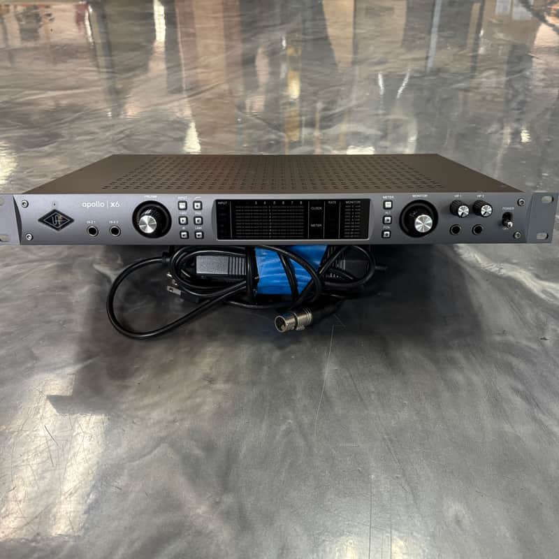 Universal Audio Apollo x6 Thunderbolt 3 Audio Interface 2018 - Present - Black + Free Shipping image 1