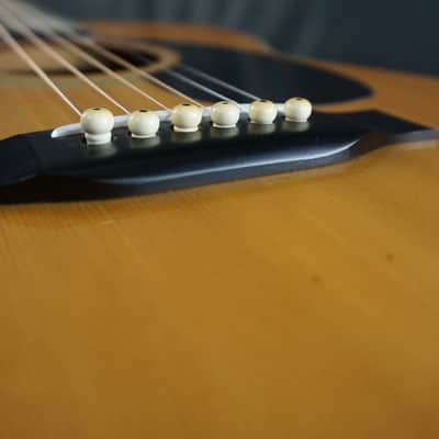 Morris F-18 Japan Folk Acoustic Guitar image 11