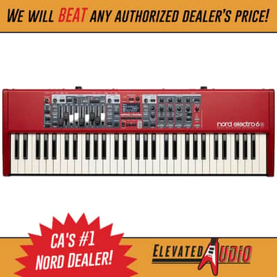 Nord Electro 6D SW61 Semi-Weighted 61 Key Digital Keyboard.  Buy from CA's #1 Dealer ! image 2
