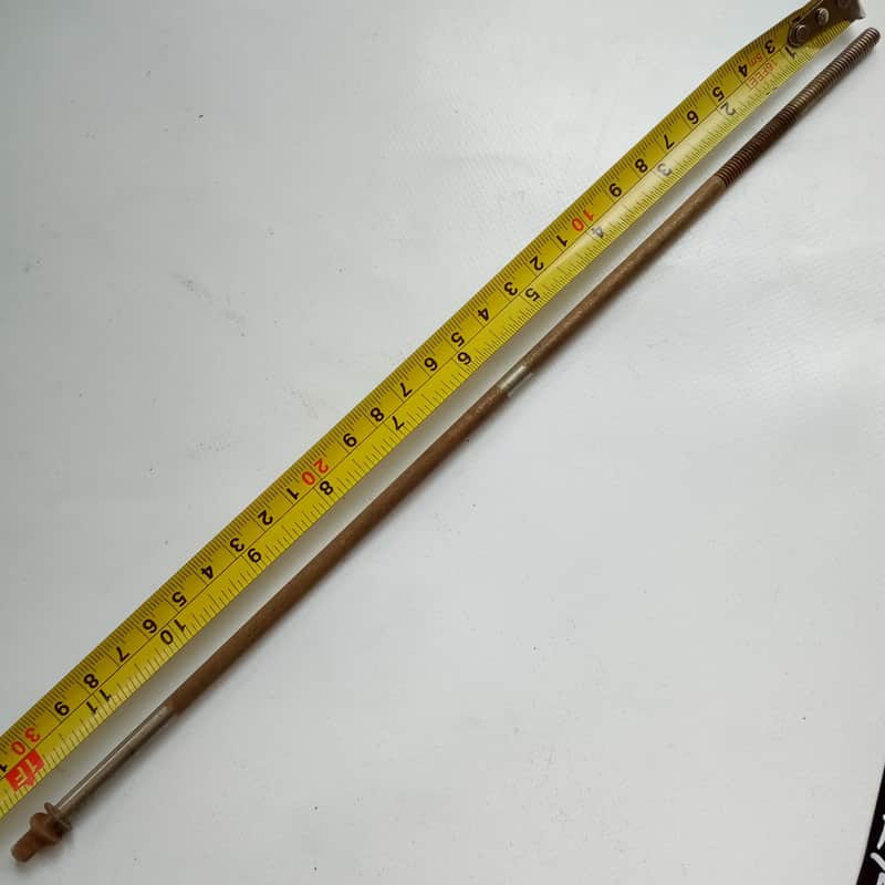 Leedy 1+12.25"Nickel T-Rod 12-24 Marching Snare/Tom Drum Single-Tension-Screw30s image 1