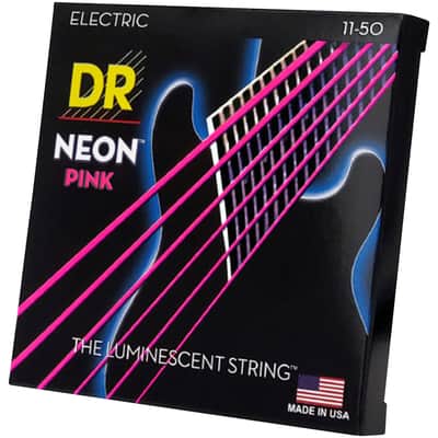 NPE-11 Hi Def Neon Pink Heavy 11-50 DR Strings image 1