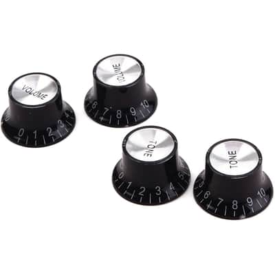 Black Guitar Knobs Electric Guitar Knob Guitar Volume Tone Knob Guitar Control Knob Fits Les Paul,Gibson,Stratocaster image 2