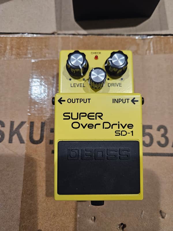 Boss SD-1 Super OverDrive (Silver Label)