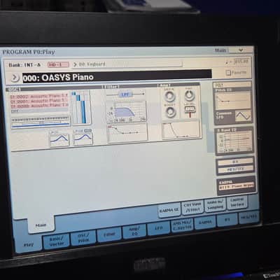 Korg OASYS 88-Key Open Architecture Synthesis Studio 2000s - Black image 15