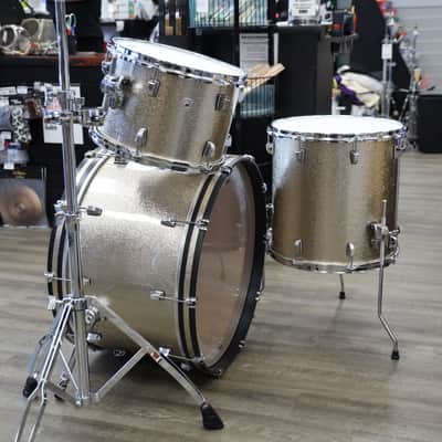 Ludwig Neusonic Pro Beat 3-Piece Shell Pack 13/16/24 (Titanium Super Sparkle) image 4