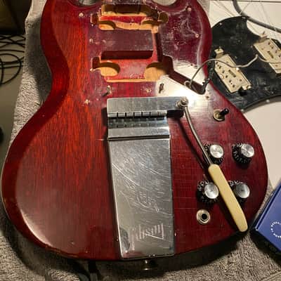 Gibson SG Standard with Maestro Vibrola 1966 - Cherry image 20