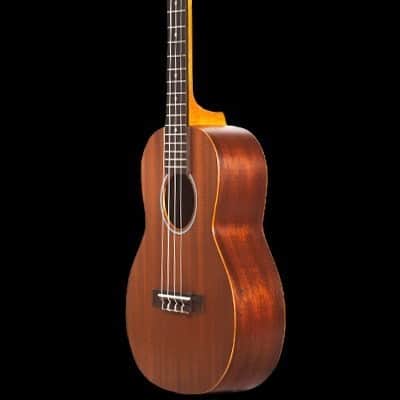 Ohana Model TK-10 All Mahogany 19 Frets Tenor Size Acoustic Ukulele + Bag - BLEM image 3