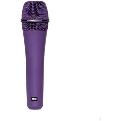 Telefunken M80 Dynamic Supercardioid Microphone, Purple image 2