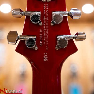 PRS SE Custom 24 Floyd Charcoal Cherry Burst image 10