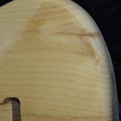 40yr Aged Pine Strat Style body - 3lbs #3670  *IMPORT CHARGES INCLUDED image 7