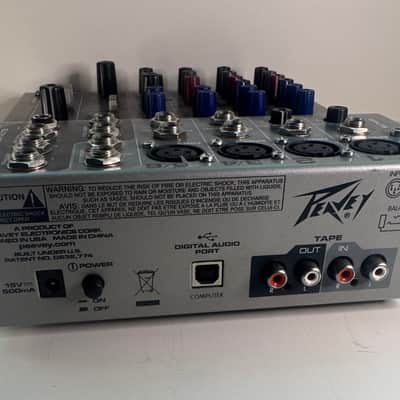 Peavey PV 6 USB Mixer – Untested – No Power Supply image 2