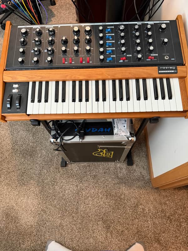 Moog Minimoog Voyager Old School 44-Key Monophonic Synthesizer 2008 - 2009 - Ash Cabinet image 1