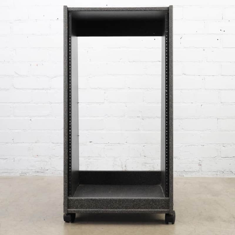 KK Audio 20U 20-Space Slanted Rolling Studio Rack Case w/ Extras #51443 image 1