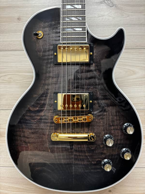 Gibson Les Paul Supreme Electric Guitar - Trans Ebony Burst #0206 image 1
