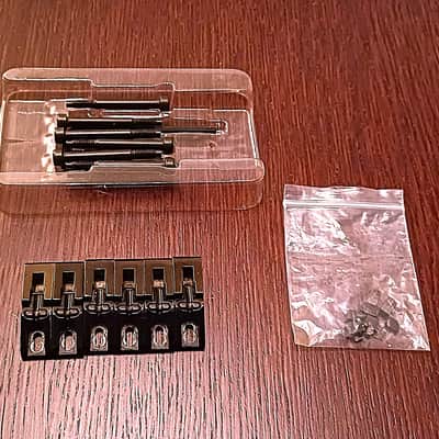 |FLOYD ROSE SADDLES| Graph Tech String Saver PG-0080-B6 + 16" Radius Shim image 2