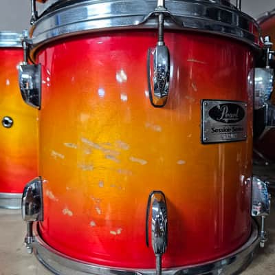 Drum Kit Pearl Session 1990s Cherry Sunburst USED! RKBPC210426 image 6
