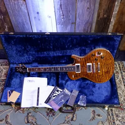 PRS McCarty 594SC Singlecut Wood Library 10-Top Korina & Brazilian Rosewood 2017 - Yellow Tiger image 21