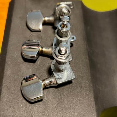 Schaller Made in W Germany 3x3 Chrome Tuners 70s 80s image 5