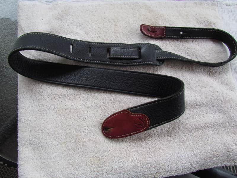Fender Leather Guitar Strap Thick Soft Leather Fender Guitar Strap SOFT Fender Guitar Strap image 1