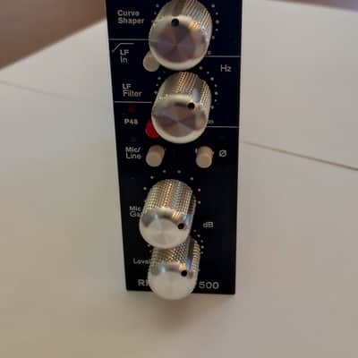 AEA RPQ500 Ribbon Pre with Curve Shaper 500 Series Module 2010s - Black image 1