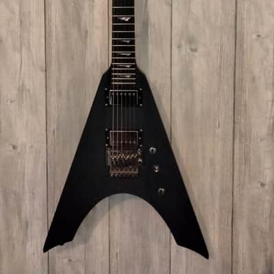 2021 Kramer Nite-V Plus (Floyd Rose)-Kramer OHSC-Jet Black Satin image 9
