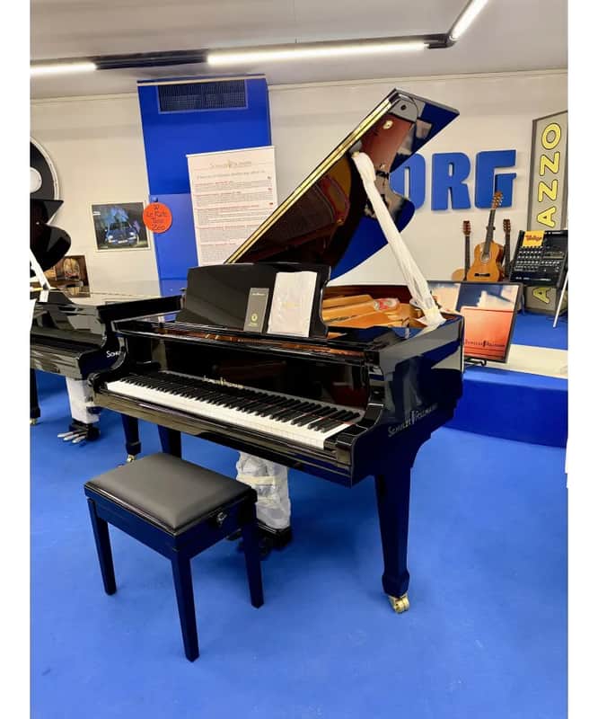 SCHULZE POLLMANN PIANOFORTE A MEZZA CODA SU187H NERO image 1