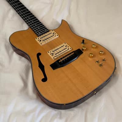 Carvin AE-185 Acoustic/Electric "Hybrid" Semi-Hollow Body - Spruce Top - Made in USA - Free Pro Setup image 4