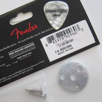 Fender USA Lower Body Micro Tilt Disk with Mounting Screws 0020212049 image 2