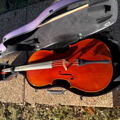 Full Size 4/4 Handmade Burak Cello 2020 - Natural image 1