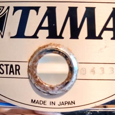 TAMA VINTAGE ROCKSTAR SNARE DRUM SHELL 14/6.5 8 LUGS 80's/90's - COS - FREE SHIP TO C-USA! image 7