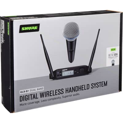 Shure GLXD24+ Digital Wireless Handheld System with Beta 58A Capsule image 6