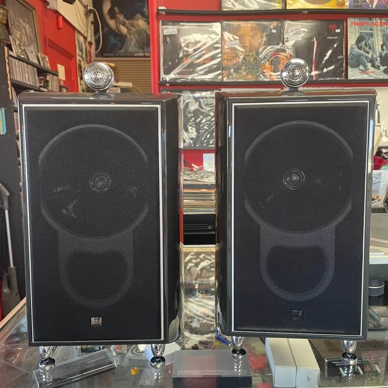 Pair of KEF XQ One Bookshelf Hi-Fi Speakers TESTED SOUNDS GREAT image 1