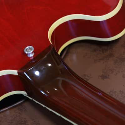 Minty! 2018 Gibson Custom Shop 1963 Reissue ES-335 Block Semi-Hollow Electric Guitar Cherry Red + COA OHSC image 20
