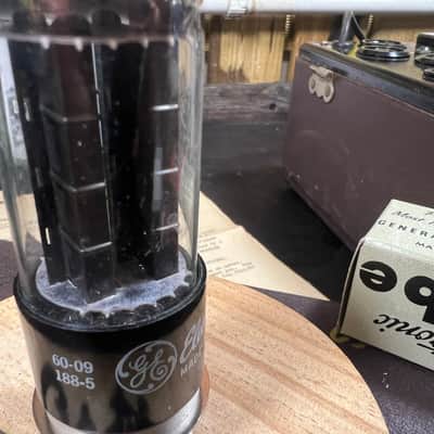 GE General Electric GE 5y3gt Tube Black plates rectifier Tweed / Champ amps image 5