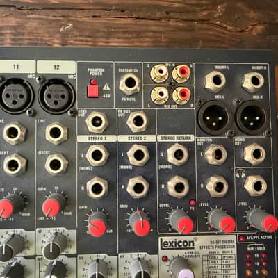 Soundcraft EFX12 12-Channel Mixer PA System Desk with Effects 2010s - Black image 4