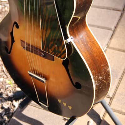 Gibson Built Old Kraftsman  Archtop Acoustic guitar 1930's Sunburst image 12
