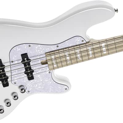 Cort Elrick NJS 4-String Electric Bass, White image 7