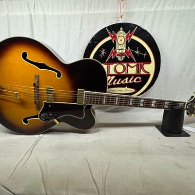 Epiphone Emperor Archtop Hollowbody Guitar with Case 1996 - Antique Sunburst image 2