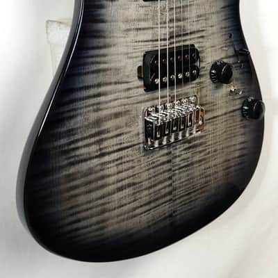 Ibanez AZ24S1F Standard, Flame Maple Top, Transparent Black Sunburst image 4