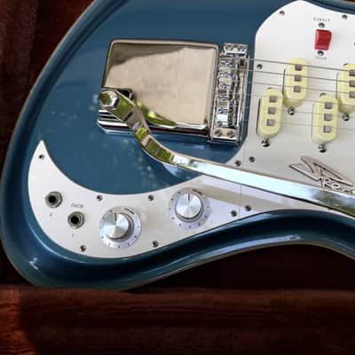 Teisco Spectrum 5 1990s Metallic Blue Made in Japan image 3