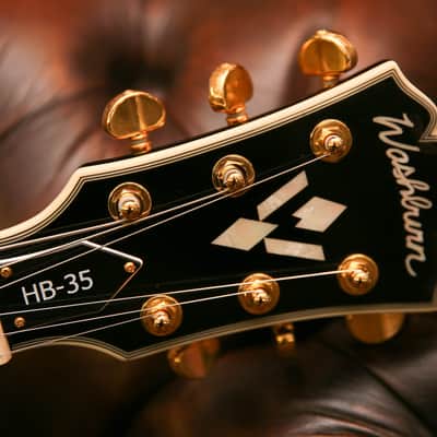 Washburn HB35 Hollow Body Tobacco Sunburst image 6
