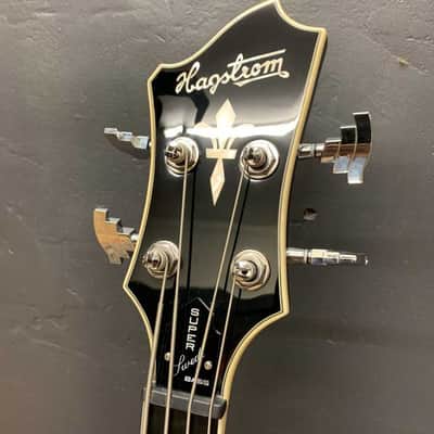 Hagstrom Super Swede Abba Rutger Gunnarsson Black Gloss Electric Bass Guitar image 6