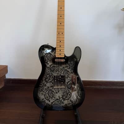 Fender MIJ Limited Telecaster MN Black Paisley 2020-2025 image 1