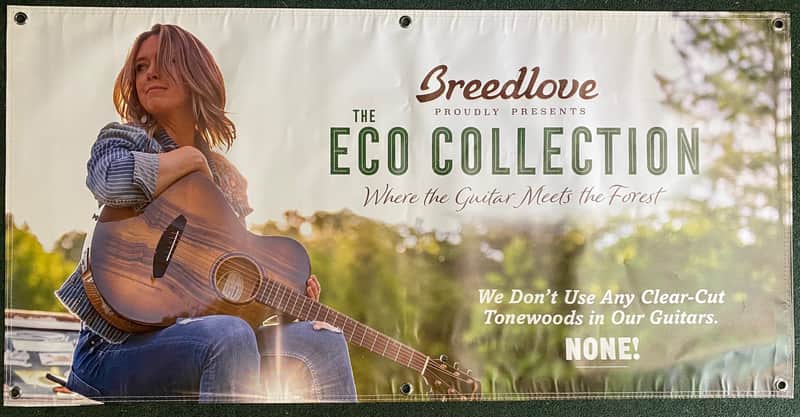 Breedlove Dealer Banner Heavy Vinyl image 1
